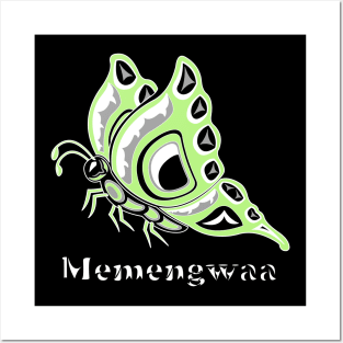 Memengwaa (Butterfly) Agender Pride Posters and Art